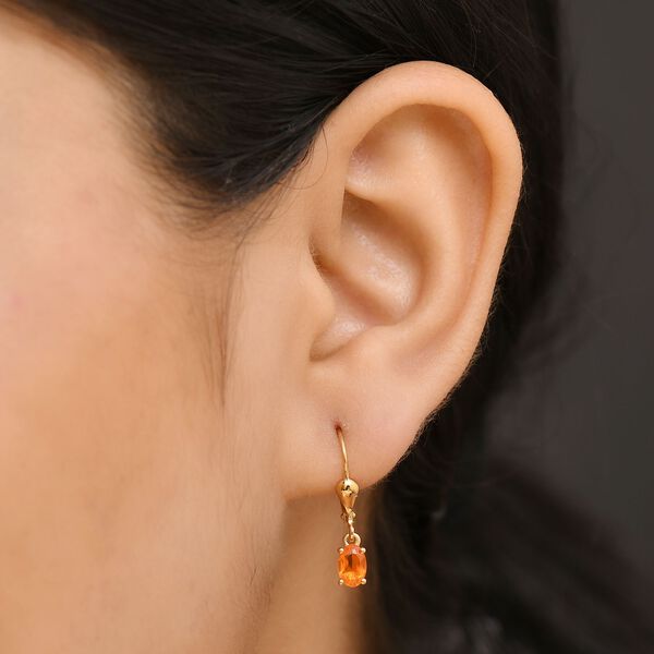 AAA Blaze-Feueropal Ohrringe - 0,60 ct. image number 3