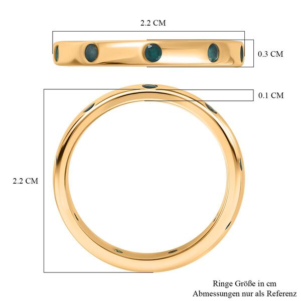 AAA Grandidierit Ring in 585 Gold - 0,39 ct. image number 5