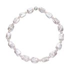 Weiße Keshi Perle und weiße Süßwasser Perlen-Halskette, 50 - 386 ct. image number 0