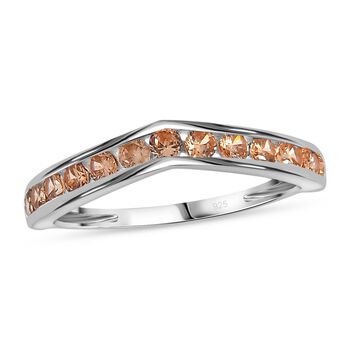 LUSTRO STELLA Champagner Zirkonia Ring