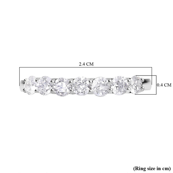 RHAPSODY SGL zertifizierter VS EF Diamant-Ring in 950 Platin - 1 ct. image number 5