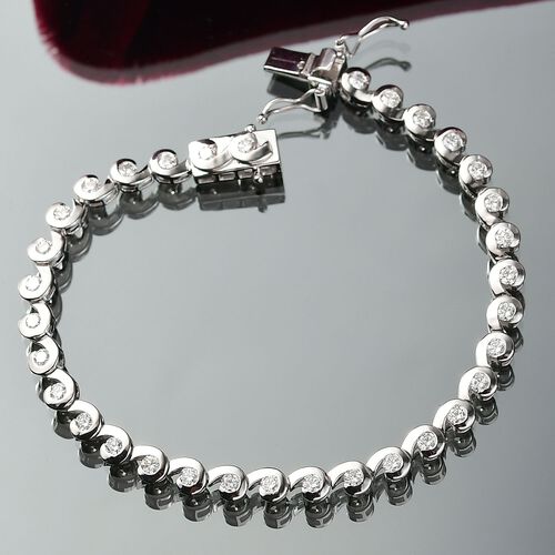 LUXURIANT DIAMOND - Lab Grown Diamant SI Armband ca. 19 cm 925 Silber rhodiniert ca. 2.51 ct image number 1
