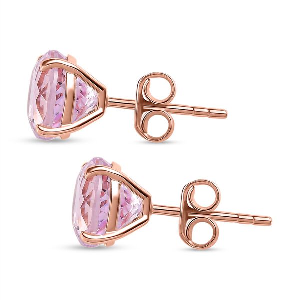 AAA Martha Rocha Kunzit Ohrringe, 585 Gold ca. 5.09 ct image number 5