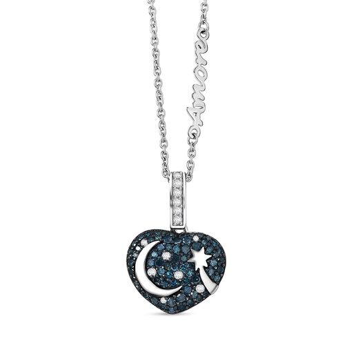 GP Blauer Diamant, Kanchanaburi Blauer Saphir Schmuckset 925 Silber rhodiniert ca. 1.04 ct image number 0