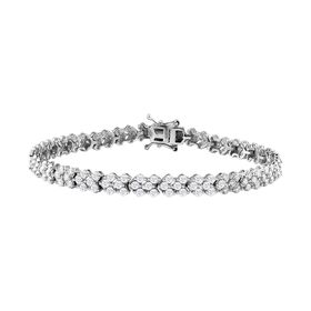 Moissanit Armband, 19cm - 4,99 ct.