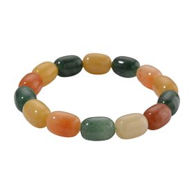 Aventurin Armband, flexibel, ca. 150.00 ct