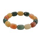 Aventurin Armband, flexibel, ca. 150.00 ct