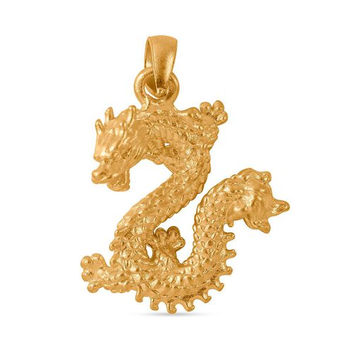 Drachen Anhänger in 999 Gold image number 0