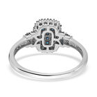 Blauer Diamant-Ring - 0,50 ct. image number 4