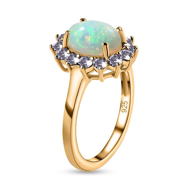 AA natürlicher, äthiopischer Welo Opal und Tansanit-Ring - 1,74 ct. image number 6