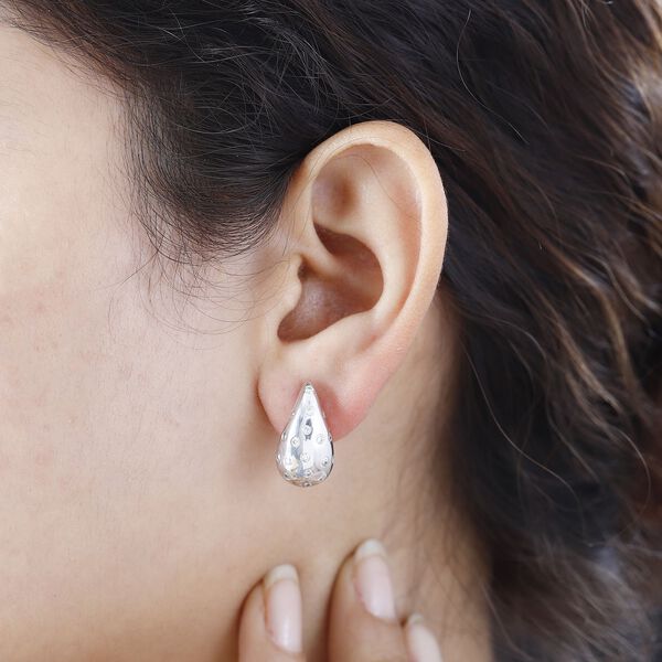 Moissanit Ohrringe, 925 Silber rhodiniert - 0,96 ct. image number 7