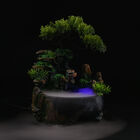 Zimmerbrunnen mit LED-Licht und Nebel, Größe 20x15x28 cm, Natur image number 1