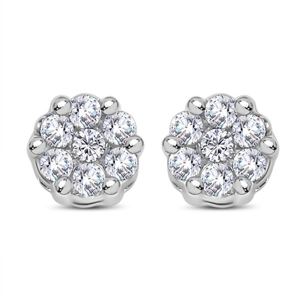 Diamant Druckfassung Ohrstecker - 0,15 ct.
