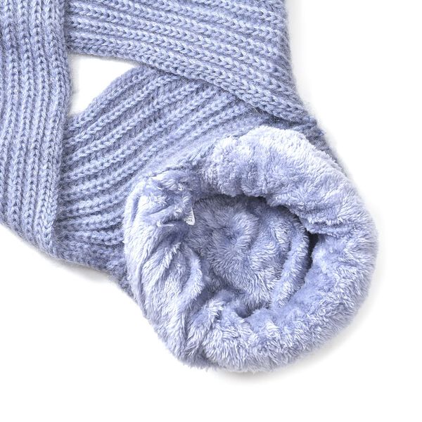 Set aus M&uuml;tze und Schal, Hellblau image number 3