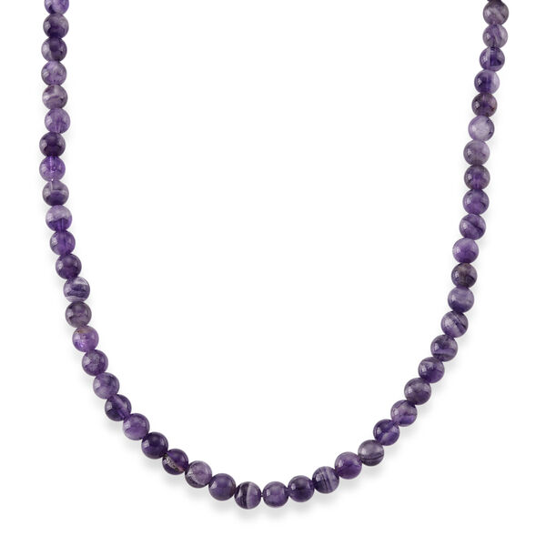 D'Joy Zweifarbiger Amethyst Halskette ca. Flexibles cm 316L Edelstahl ca. 200.00 ct
