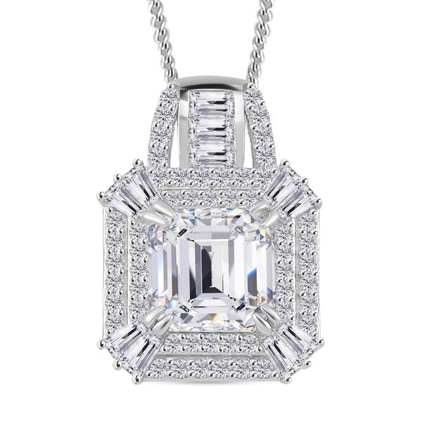 D'Joy Moissanit Anhänger mit 50cm Kette - 3,89 ct. image number 0