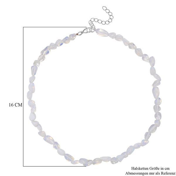 Opalith Halskette, 45+5cm - 132,50 ct. image number 6