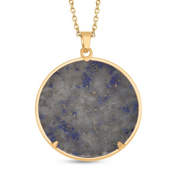 Lapislazuli Schmuckset Eisen Gelbes Gold, Legierung Gelbes Gold, Edelstahl IP-Gelbbeschichtung ca. 75.00 ct image number 4