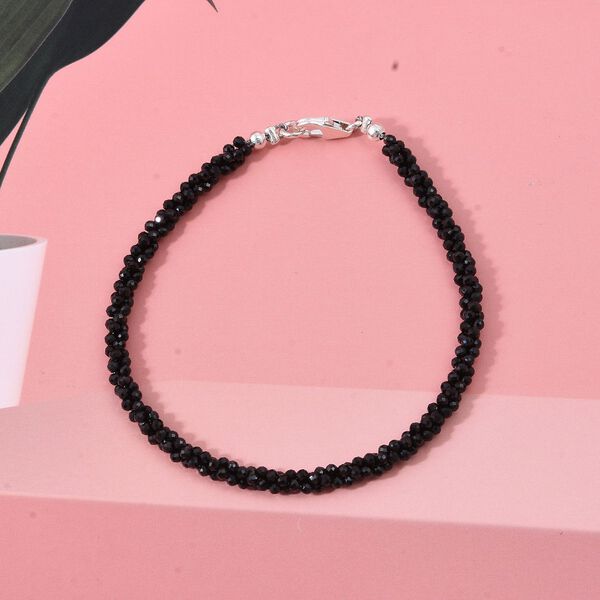 Schwarzes Spinell 19cm Armband - 20 ct. image number 1