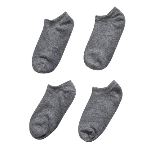 Paar Silikon-Feuchtigkeitssocken mit Anti-Rutsch-Noppen, ideal bei trockener und rissiger Haut, passend für Schuhgröße 36-41, Grau image number 0