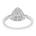 Diamant Ring 925 Silber Bicolor (Größe 16.00) ca. 0,50 ct image number 4