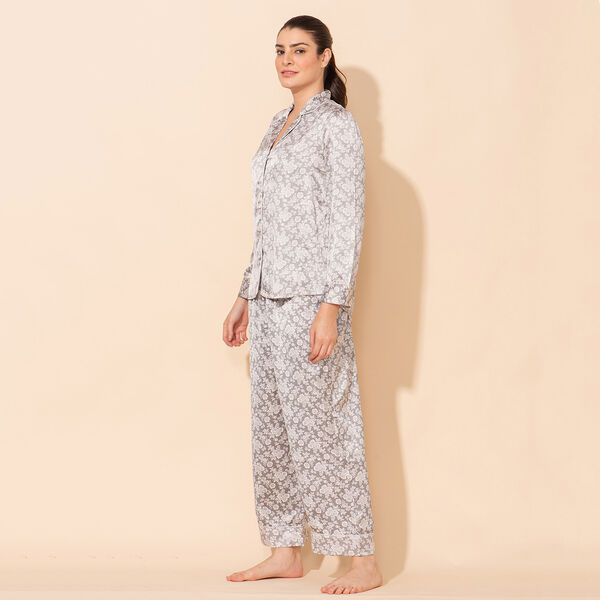 TAMSY - Damen Loungewear Set, Größe L 40, Grau image number 4