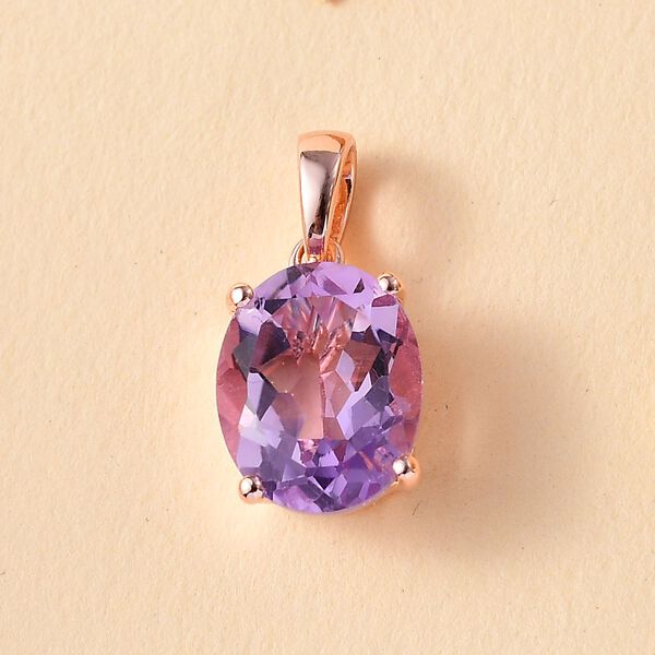 Rose de France Amethyst Anh&auml;nger - 3,17 ct. image number 2