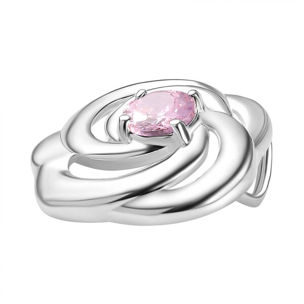 Rosa Zirkonia Anhänger - 0,86 ct. image number 4
