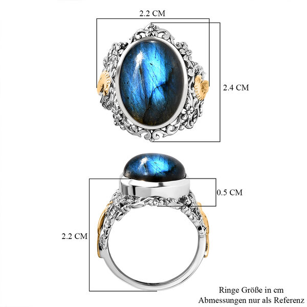 Labradorit Ring - 10,96 ct. image number 8