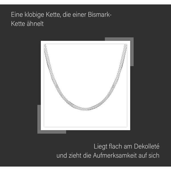 Italienische Garibaldi-Halskette in Silber image number 7