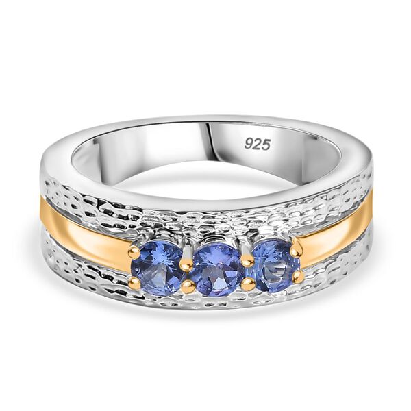 Zweifarbiger Tansanit Ring - 0,59 ct.