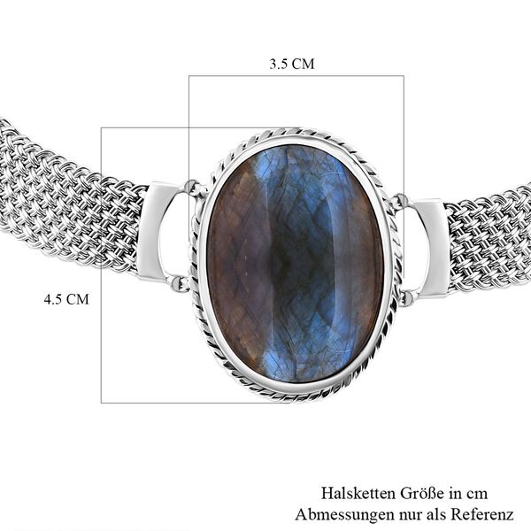 Royal Bali Kollektion- Labradorit Halskette, 45 cm - 75,10 ct. image number 4