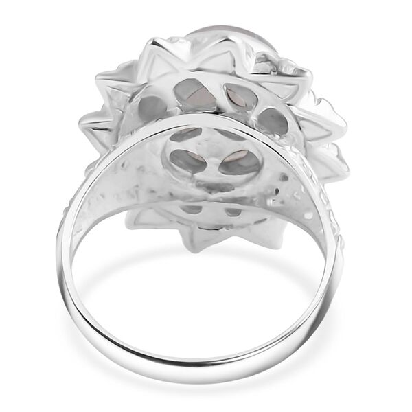 Royal Bali D'Joy Premium Regenbogen Mondstein Ring - 6,31 ct. image number 5