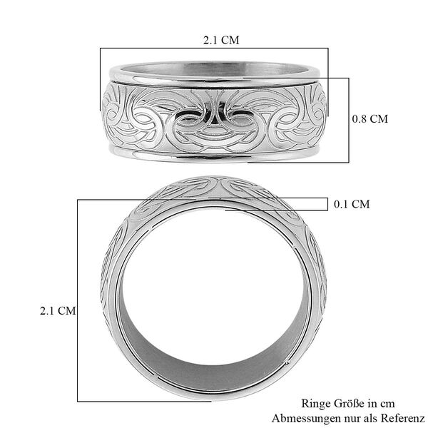 316L Edelstahl Ring (Gr&ouml;&szlig;e 18.00) ca. 5,80g image number 6