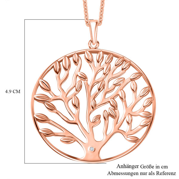 EVER TRUE Weißer Diamant Schmuckset ca. 50 cm ca. image number 6