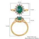 AAA Kagem Sambischer Smaragd und  Diamant Ring, ca. 1,54 ct image number 4