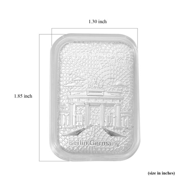 Brandenburger Tor-Barren in 999er Silber image number 5