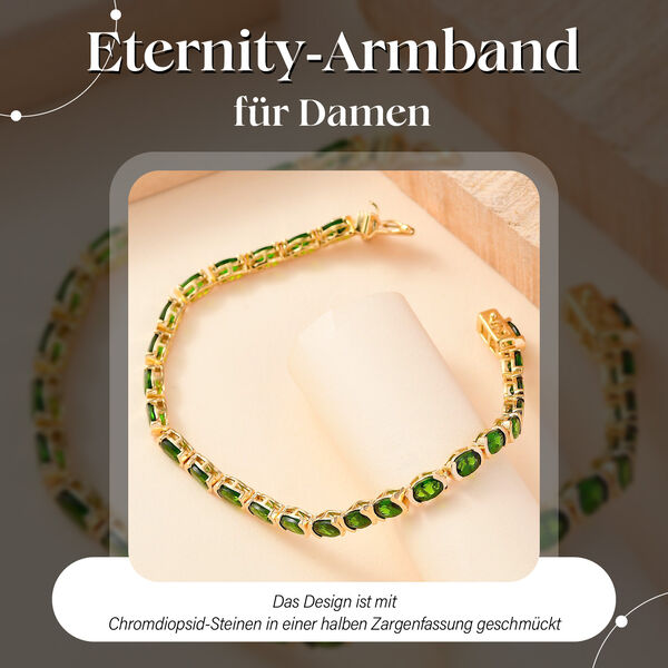 Nat&uuml;rliches Chromdiopsid-Armband image number 2