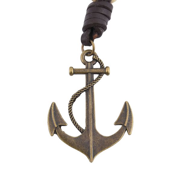 3er Set Schl&uuml;sselanh&auml;nger, Fl&uuml;gel Anker Totenkopf, Bronze image number 10