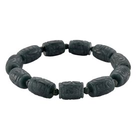 Flexibles natürliches Olmek Jadeit Armband - 210 ct.