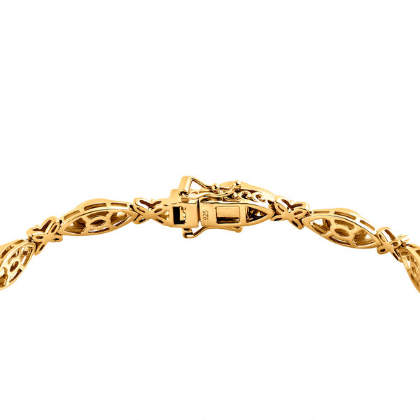 Turkizit und Zirkon Armband in Silber image number 4