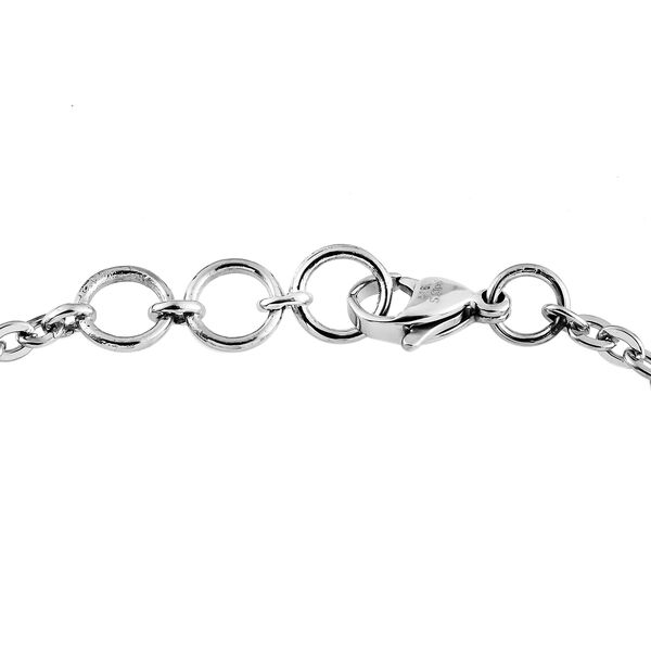 Afrikanischer Amethyst Armband 19 cm Edelstahl ca. 7,04 ct image number 3