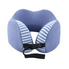 Bequemes Memory-Foam Nackenkissen, Größe 22x22 cm, Blau