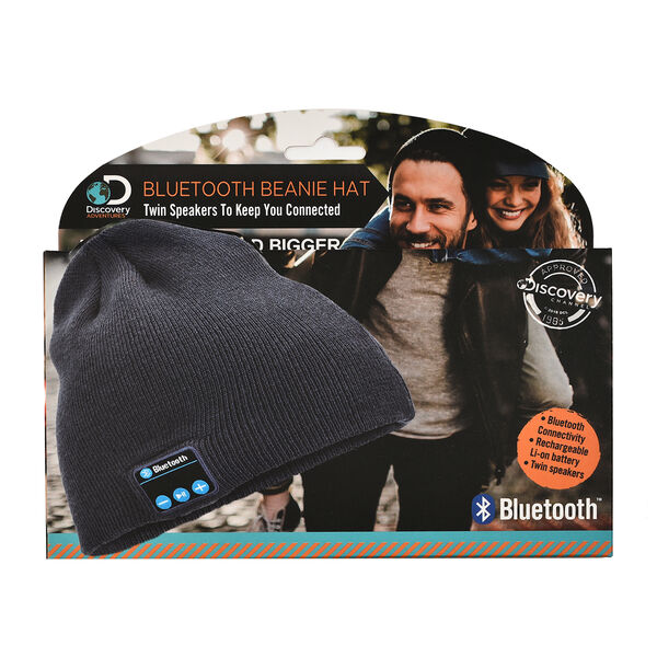 Beanie M&uuml;tze mit Bluetooth Kopfh&ouml;rer, schwarz image number 3