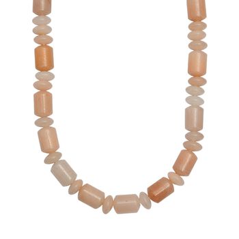 Pfirsich Aventurin 45cm Halskette - 250 ct.