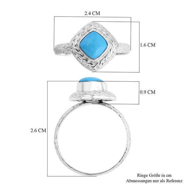 Royal Bali Kollektion - Sleeping Beauty T&uuml;rkis Ring - 1,45 ct. image number 5