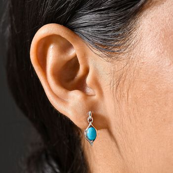 D'Joy AA Sleeping Beauty T&uuml;rkis Ohrringe - 1,32 ct.