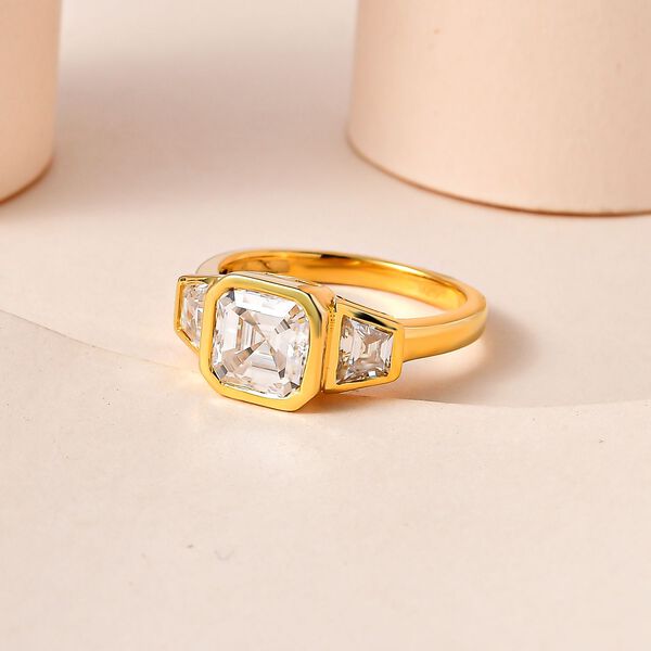 Trilogie Moissanit Ring - 2,37 ct. image number 7