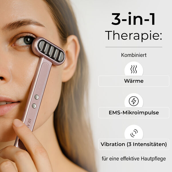 BEAUTECH Gesichts- und Augenmassageger&auml;t 360-Grad mit EMS-Technologie image number 1