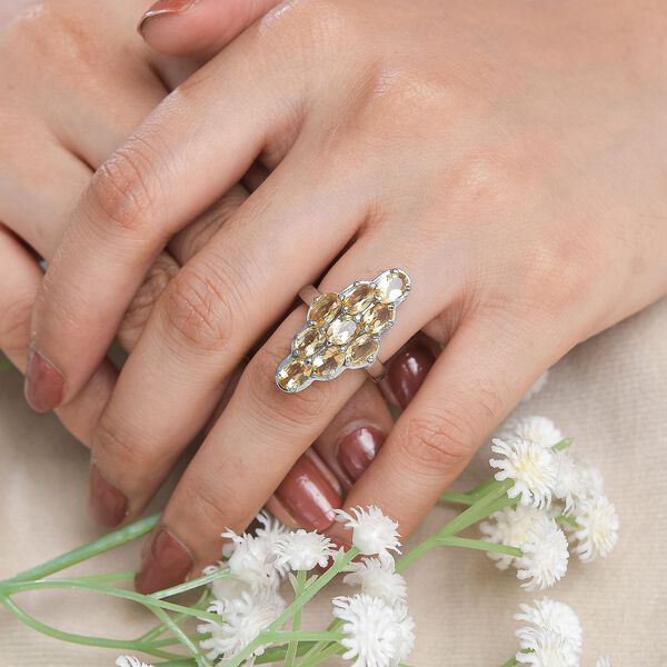 Citrin Ring - 4,06 ct. image number 3